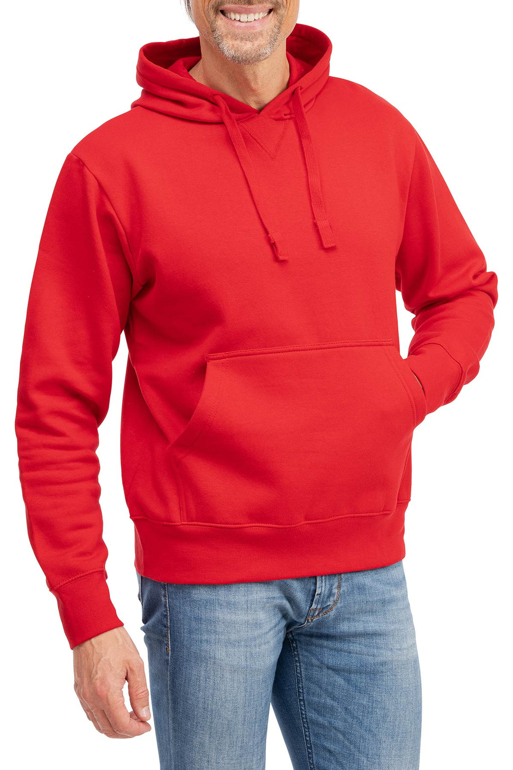 Herren Kapuzenpullover in großen Größen in Rot