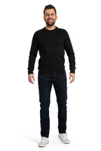 Herren leichtes Sweatshirt mit hoher Qualität in Schwarz