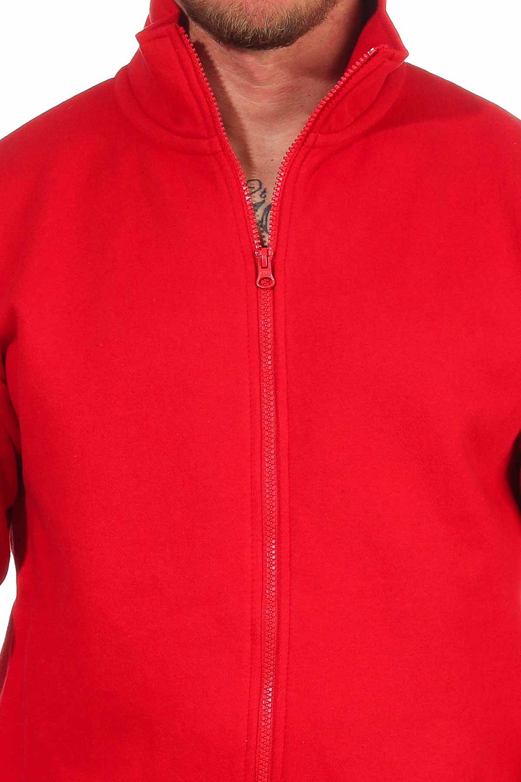 Herren günstige Jacke für die Freizeit Basic in Rot