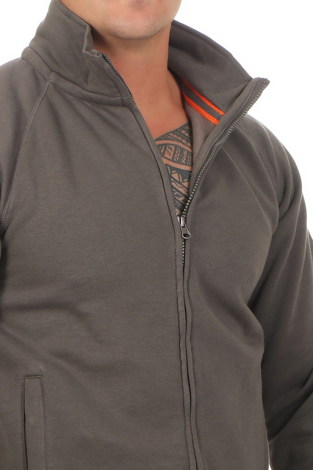 Männer Arbeitsjacke aus Stoff in Anthrazit