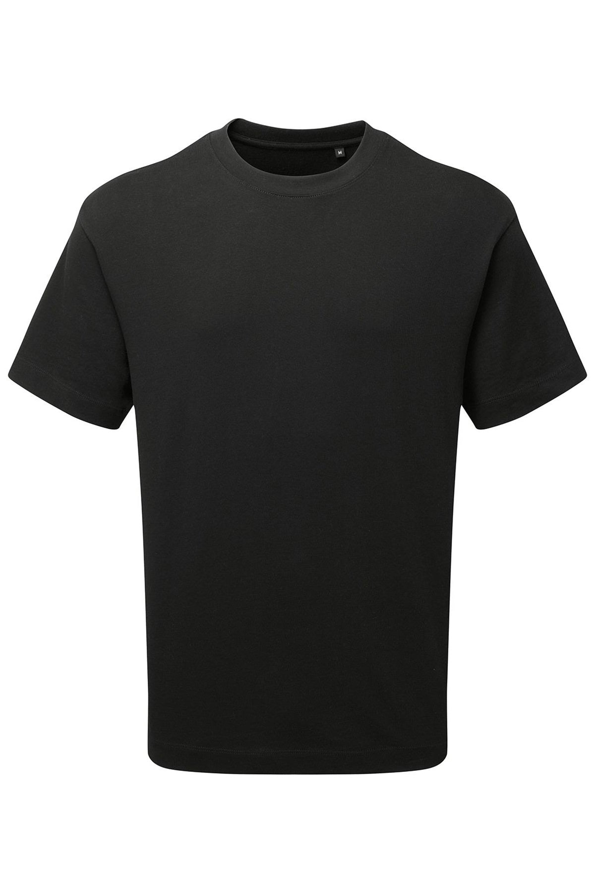 Herren T-Shirt Basic mit dickem Stoff in Schwarz
