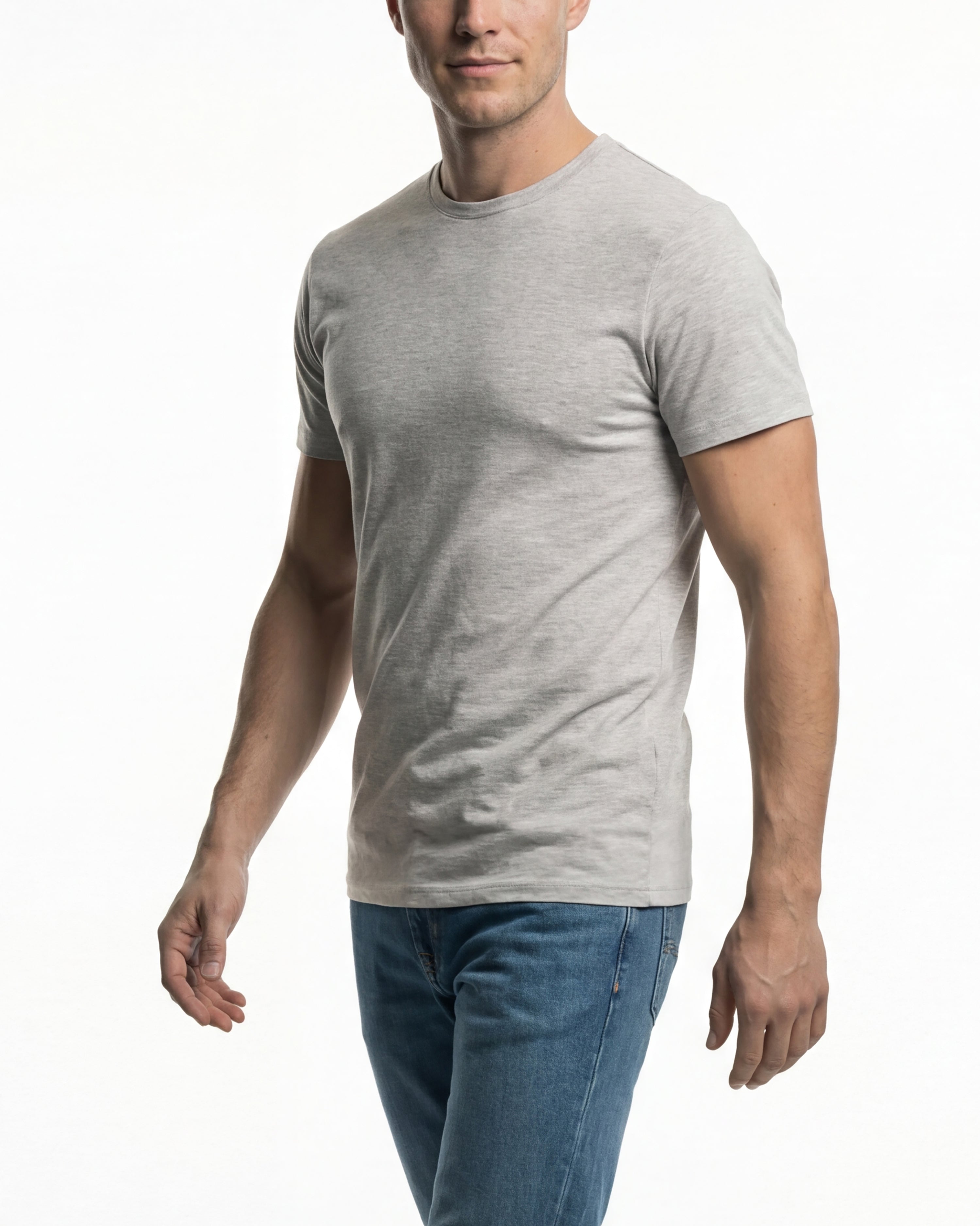Herren T-Shirt Rundhals Baumwolle – Sunset