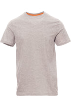 Herren Basic T-Shirt Rundhals Sunset