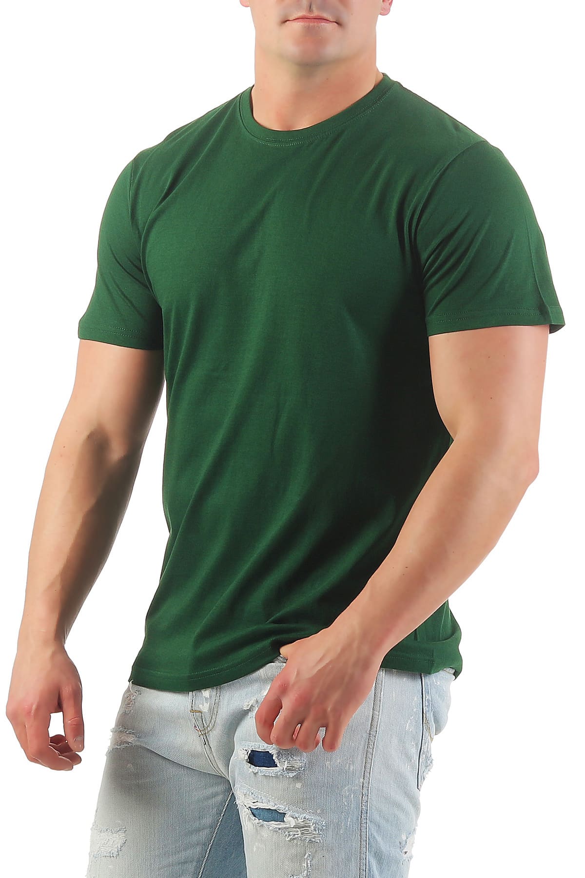 Maenner Shirts Pack Dunkelgruen