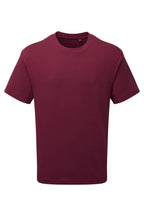 Herren T-Shirt Basic mit dickem Stoff in Bordeaux