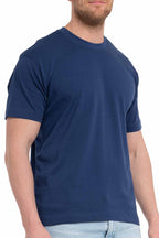Herren T-Shirt mit dicken Stoff in Dunkelblau