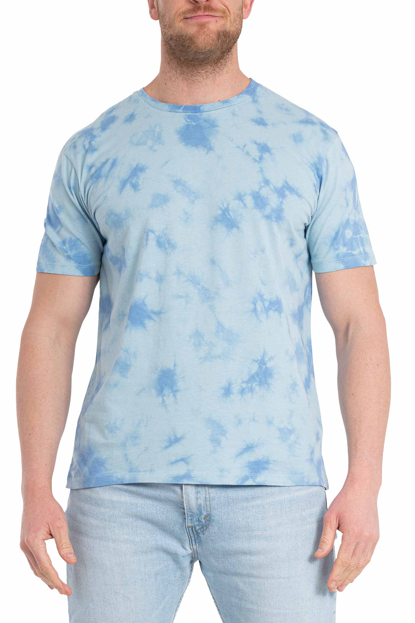 Herren T-Shirt für Sommer und Urlaub in Blau