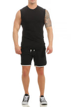 Herren Sport Tanktop in Schwarz