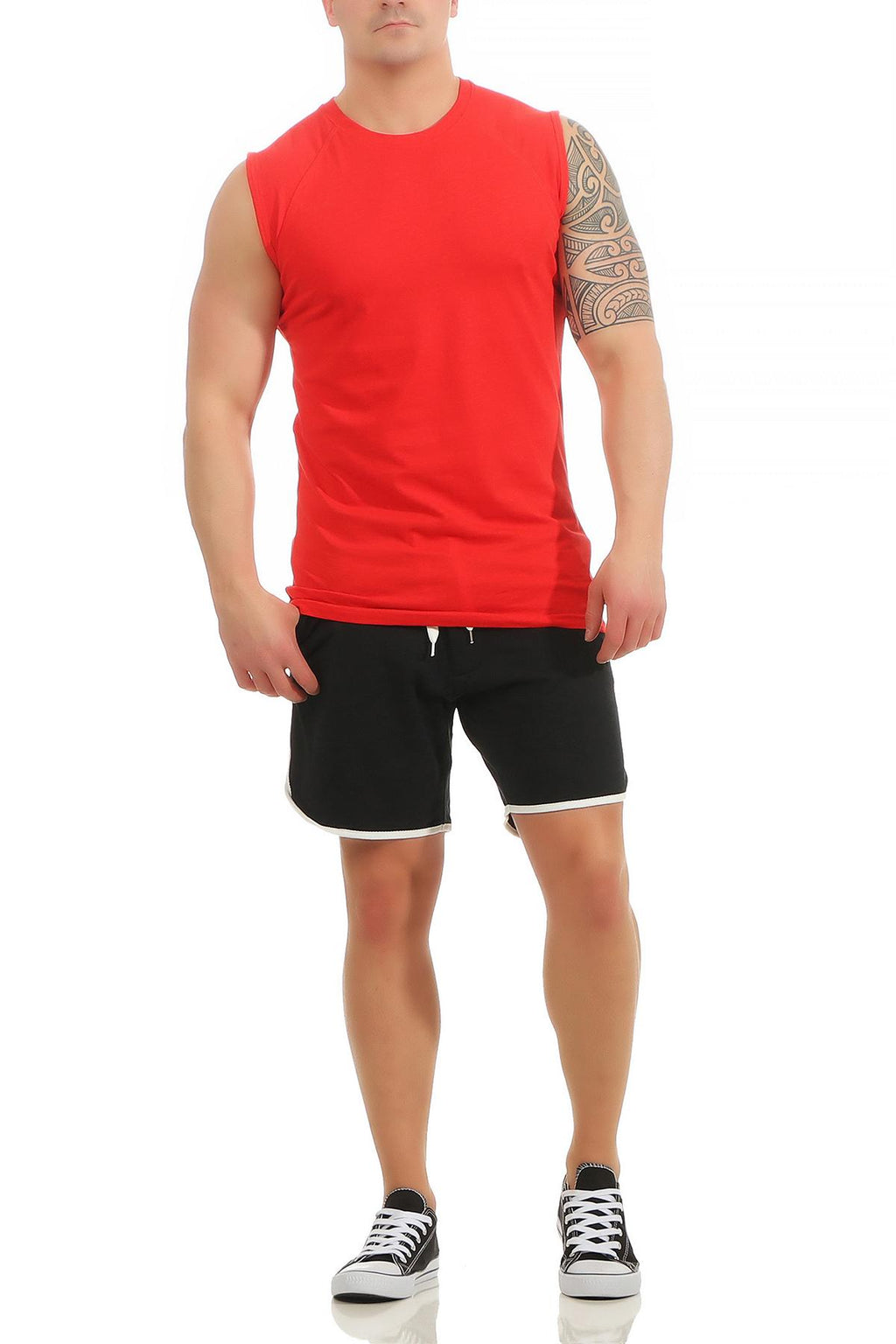 Herren Sport Tanktop in Rot
