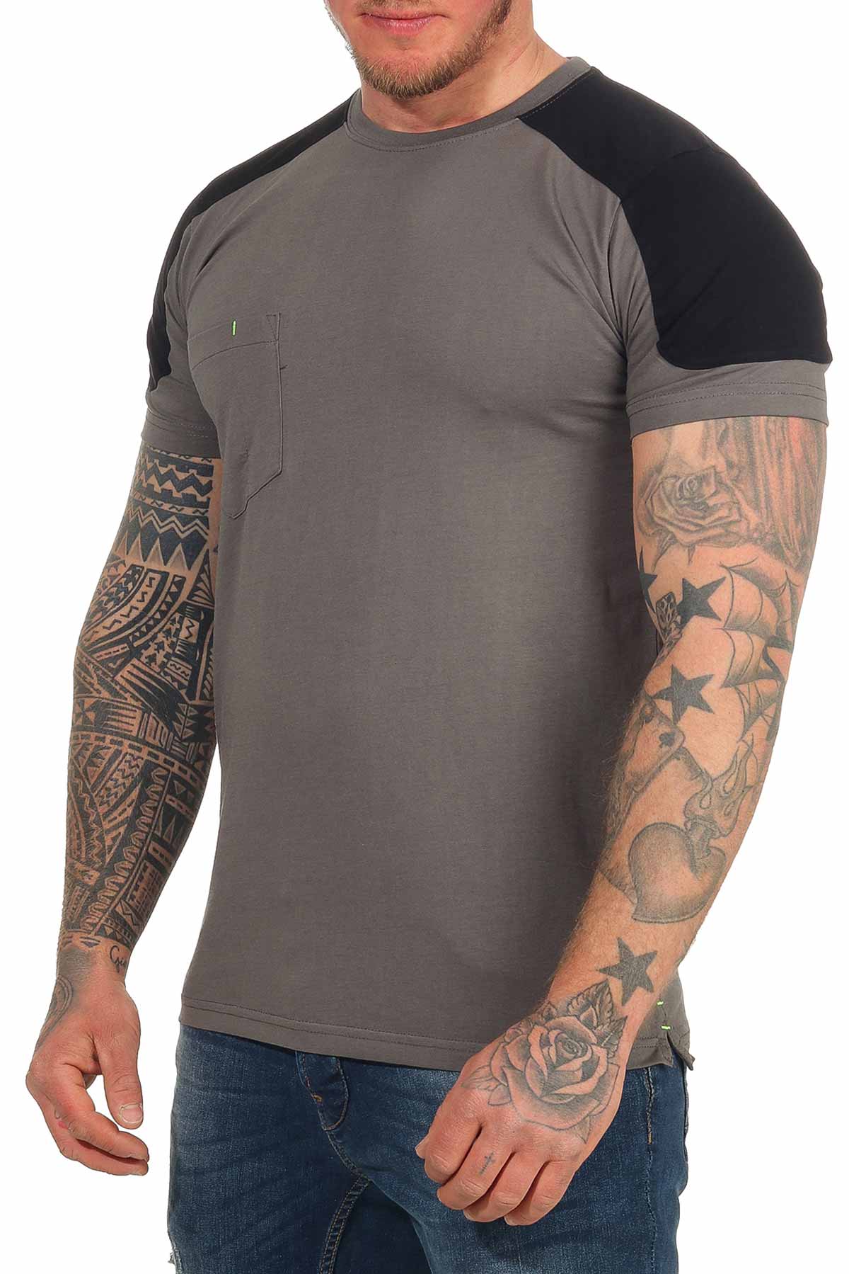 Herren Arbeitsshirt Anthrazit