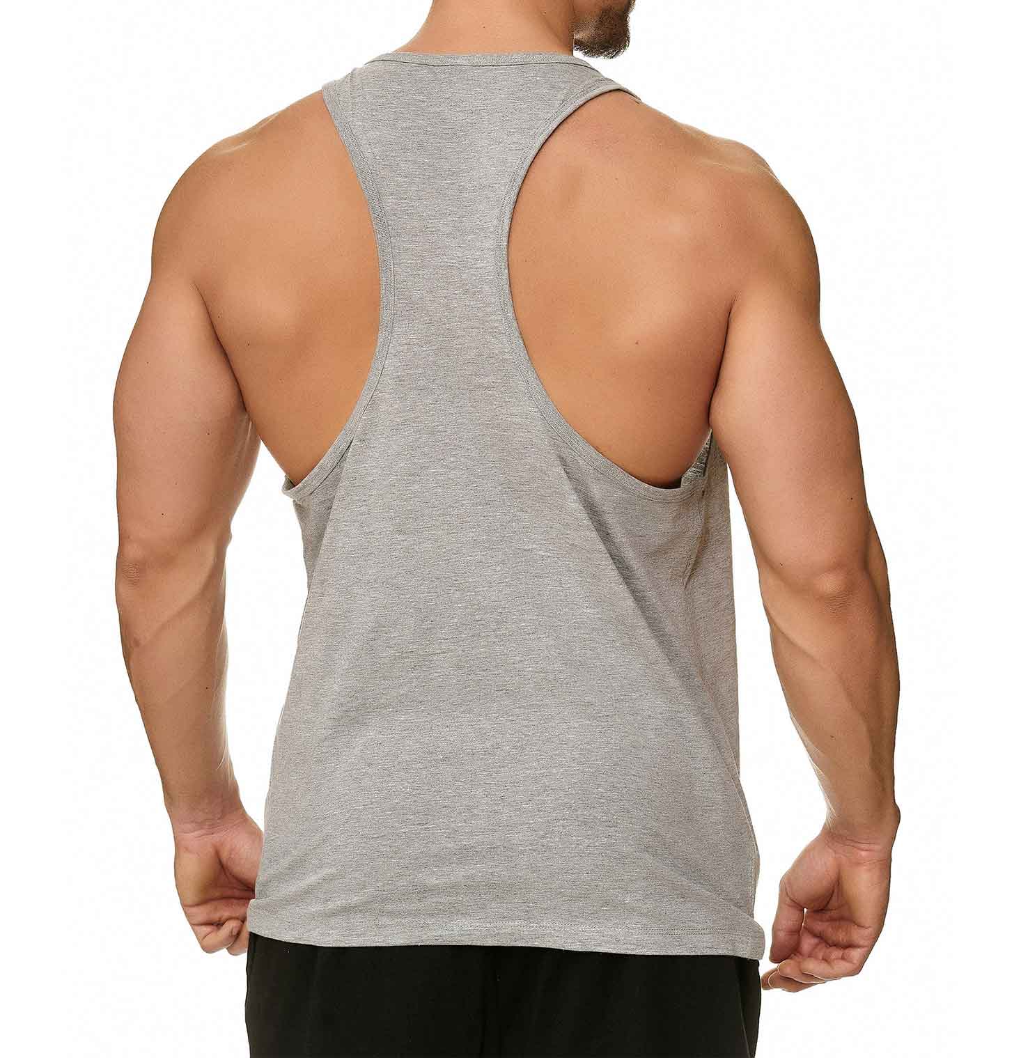 Herren Fitness Racerback Stringer