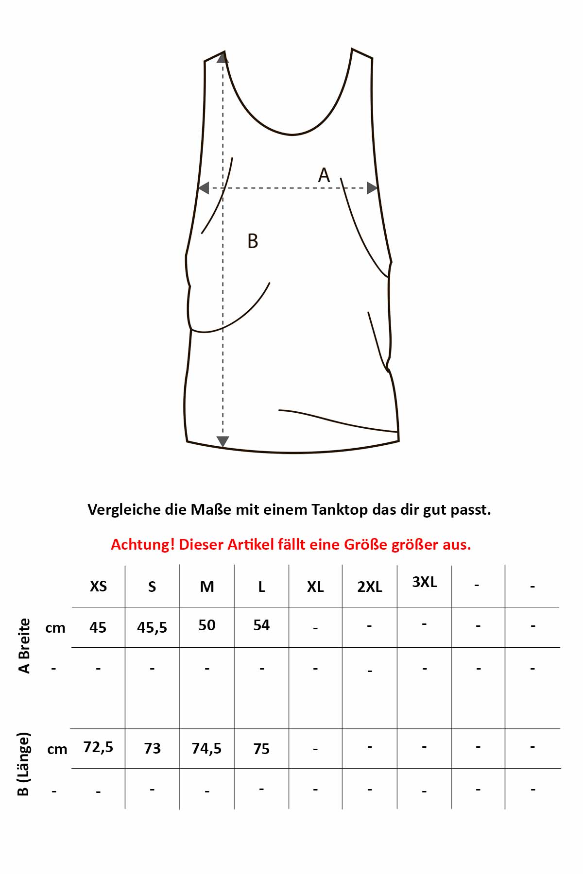 Muscle Shirt Herren Tank Top Schwarz