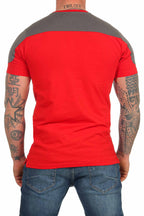 Kurzarm T-Shirt Rot