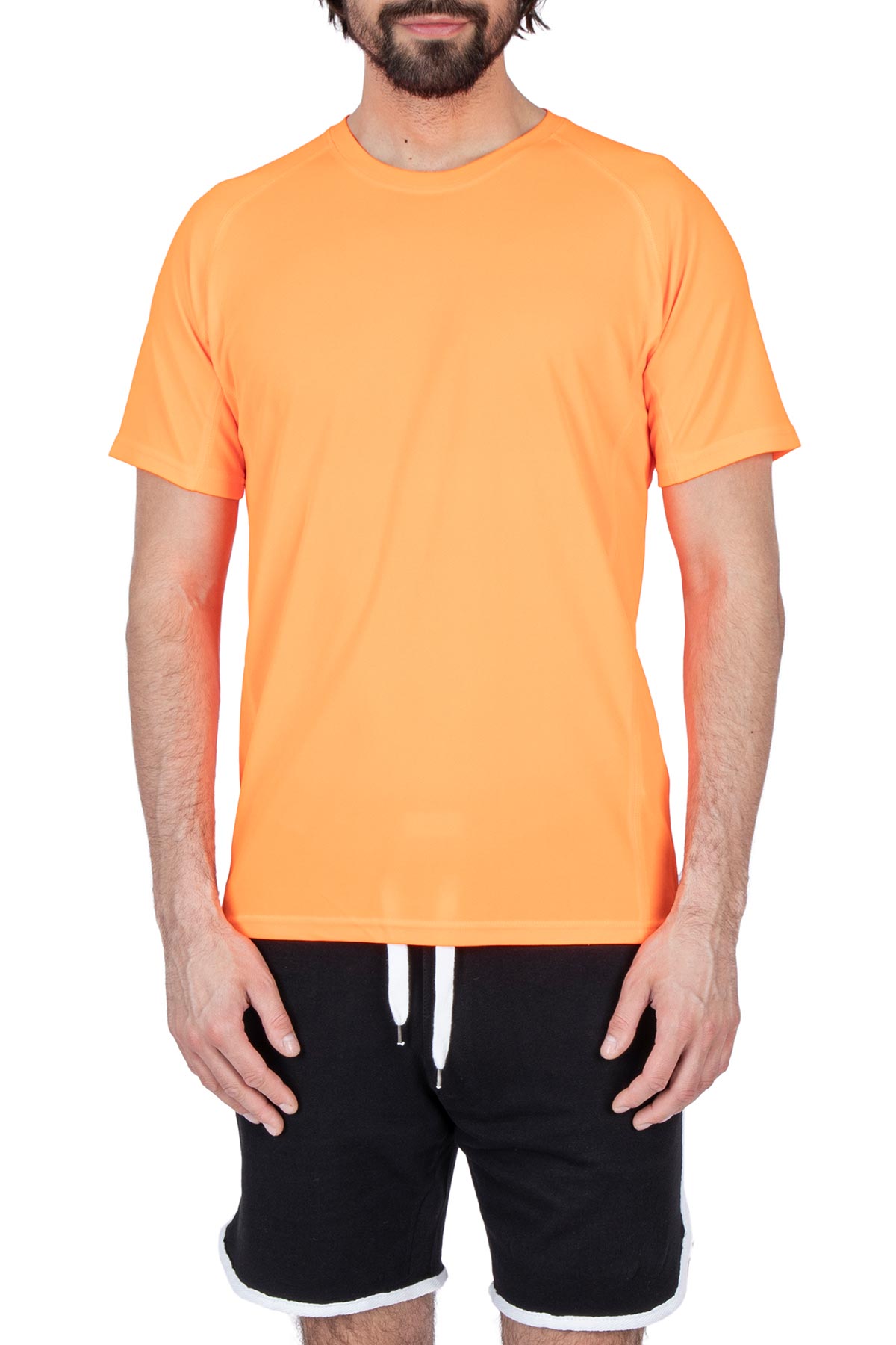 Sportliches T-Shirt Herren Orange