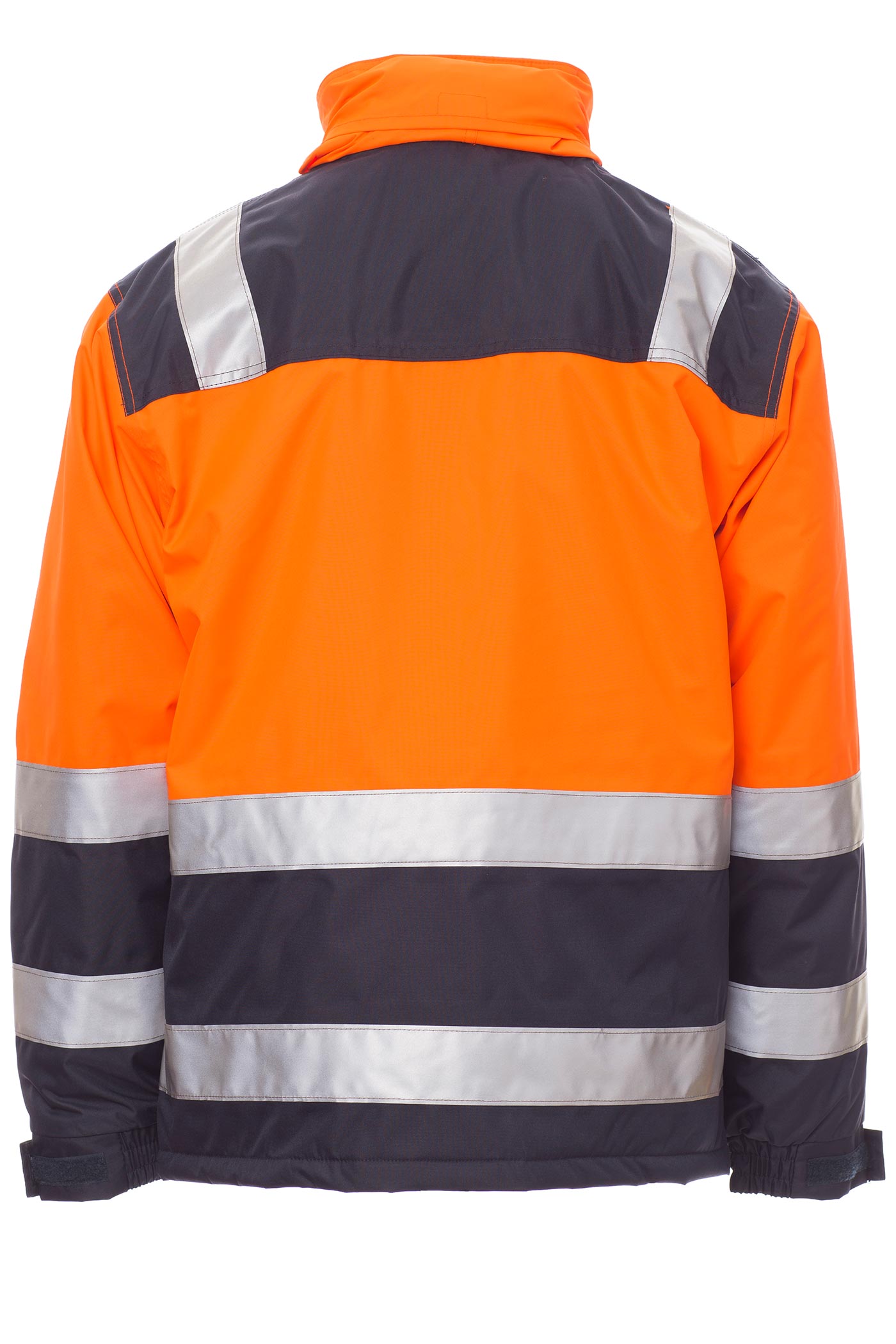 Warnjacke für Männer mit praktischen Taschen in Orange