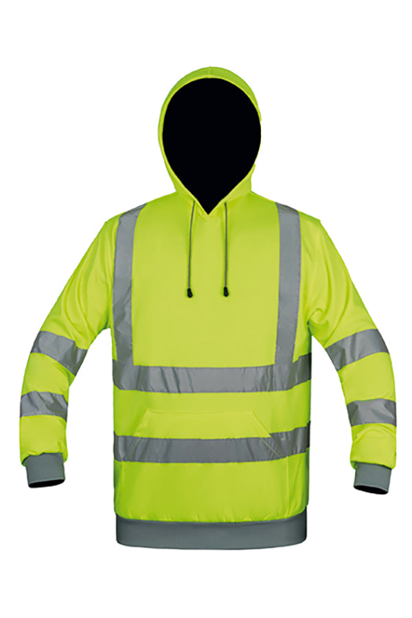 Warnschutz Pullover leuchtend Gelb