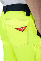 Gelbe Warnschutzhose 
