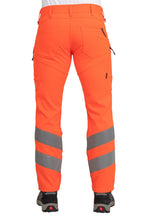 Herren Warnschutz-Arbeitshose für jeden Tag in Orange