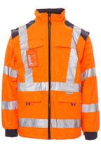 guenstige Warnschutzjacke dick fuer Winter