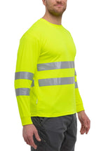 Sweatshirt für die Arbeit Warnschutz in Gelb