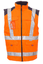 hochwertiger Warnschutzparka mit abnehmbaren Aermeln