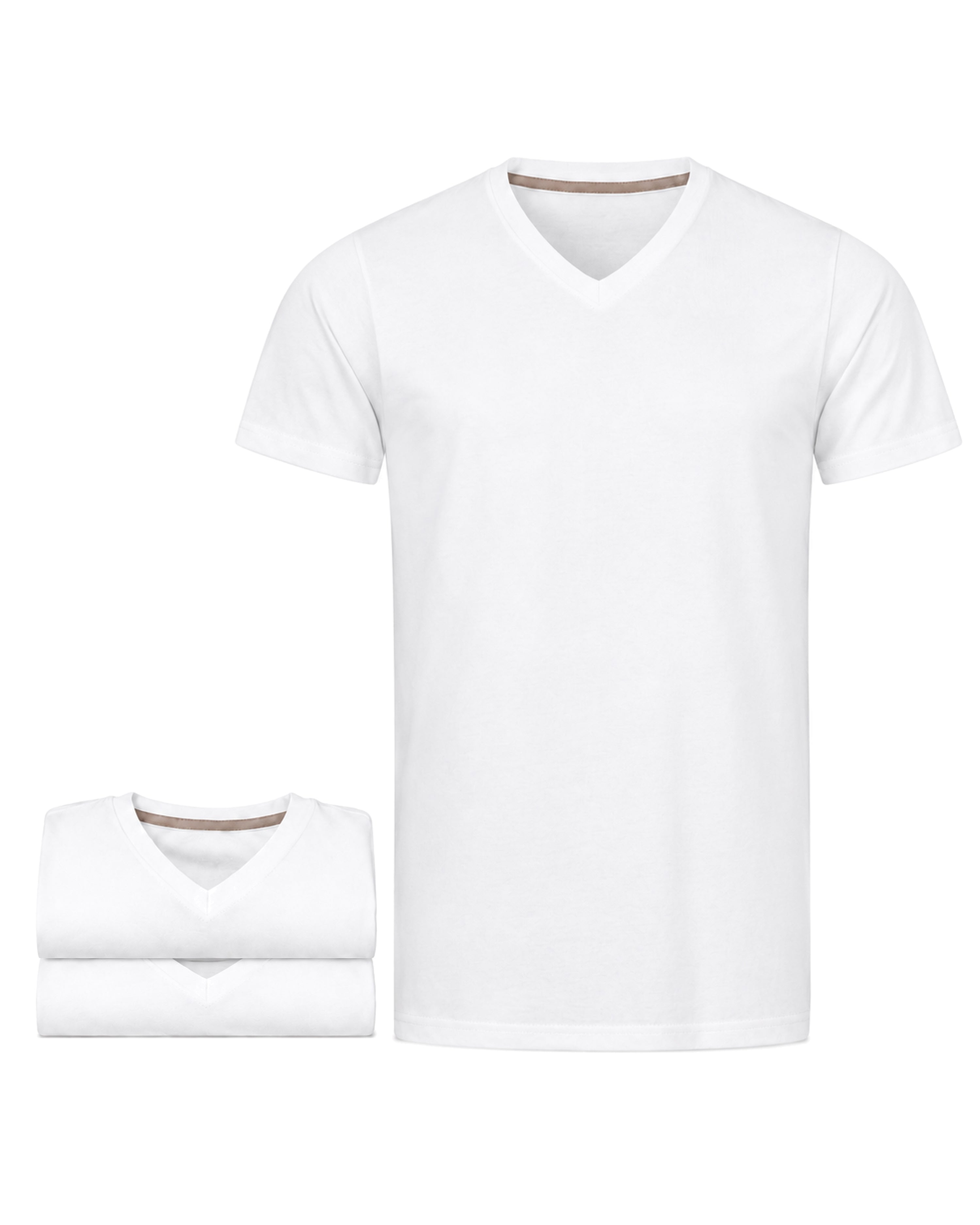 Herren T-Shirt 3er Pack V-Ausschnitt – V-Neck