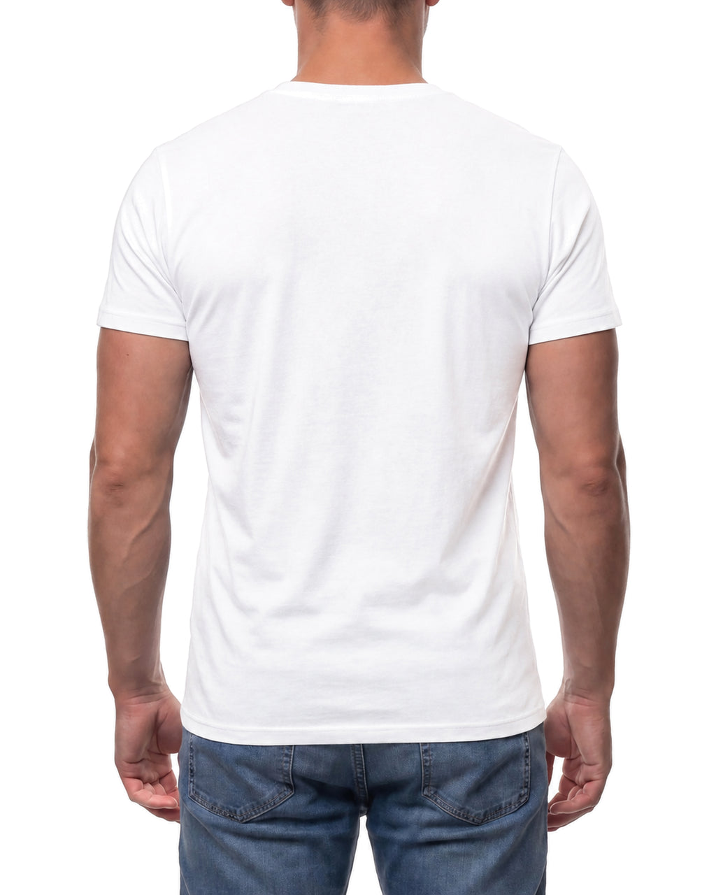 Herren T-Shirt V-Ausschnitt Baumwolle – V-Neck