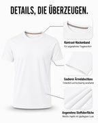 Herren T-Shirt Rundhals Baumwolle – Sunset