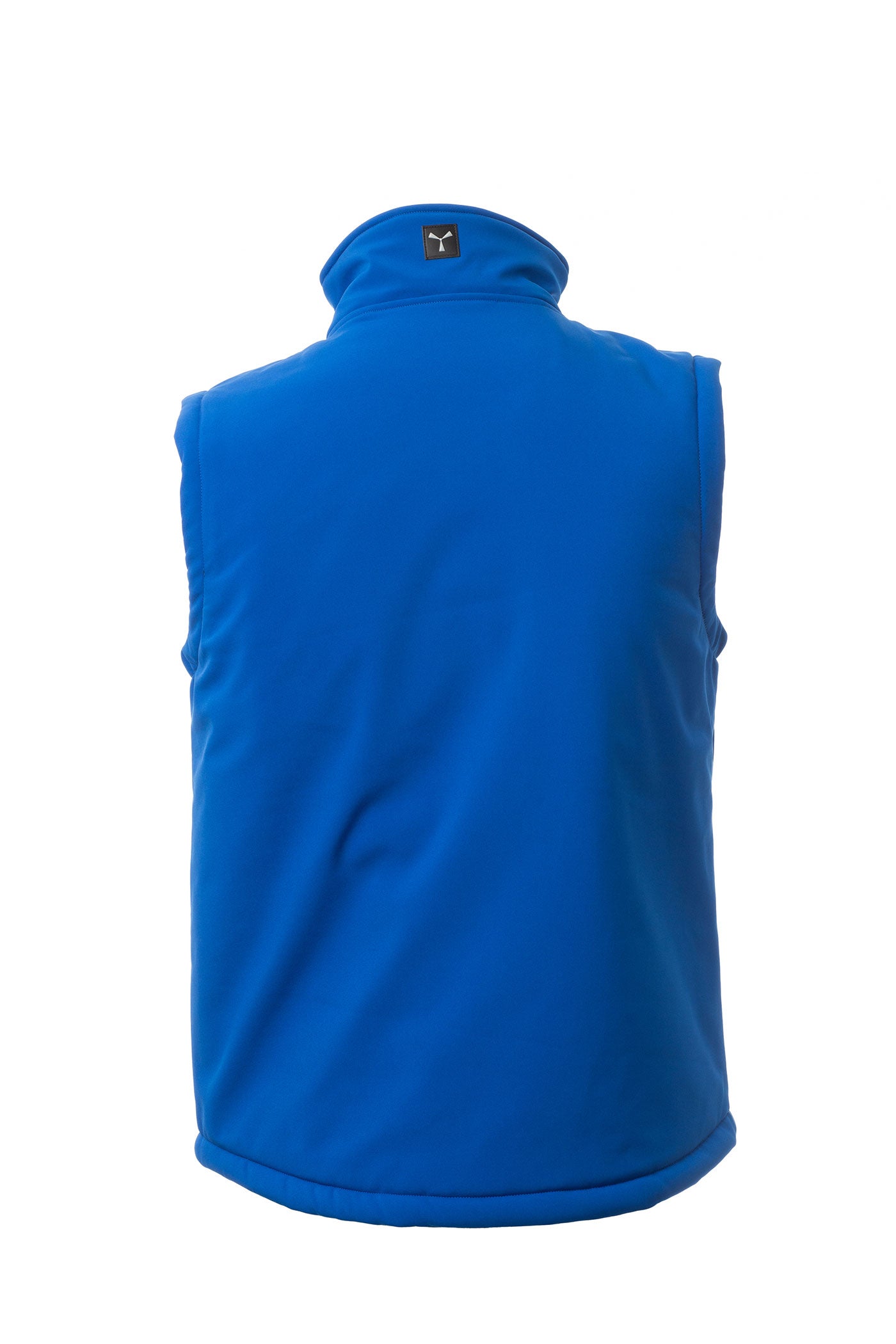 Herren Arbeitsweste aus Softshell gefüttert mit vielen Taschen in Blau