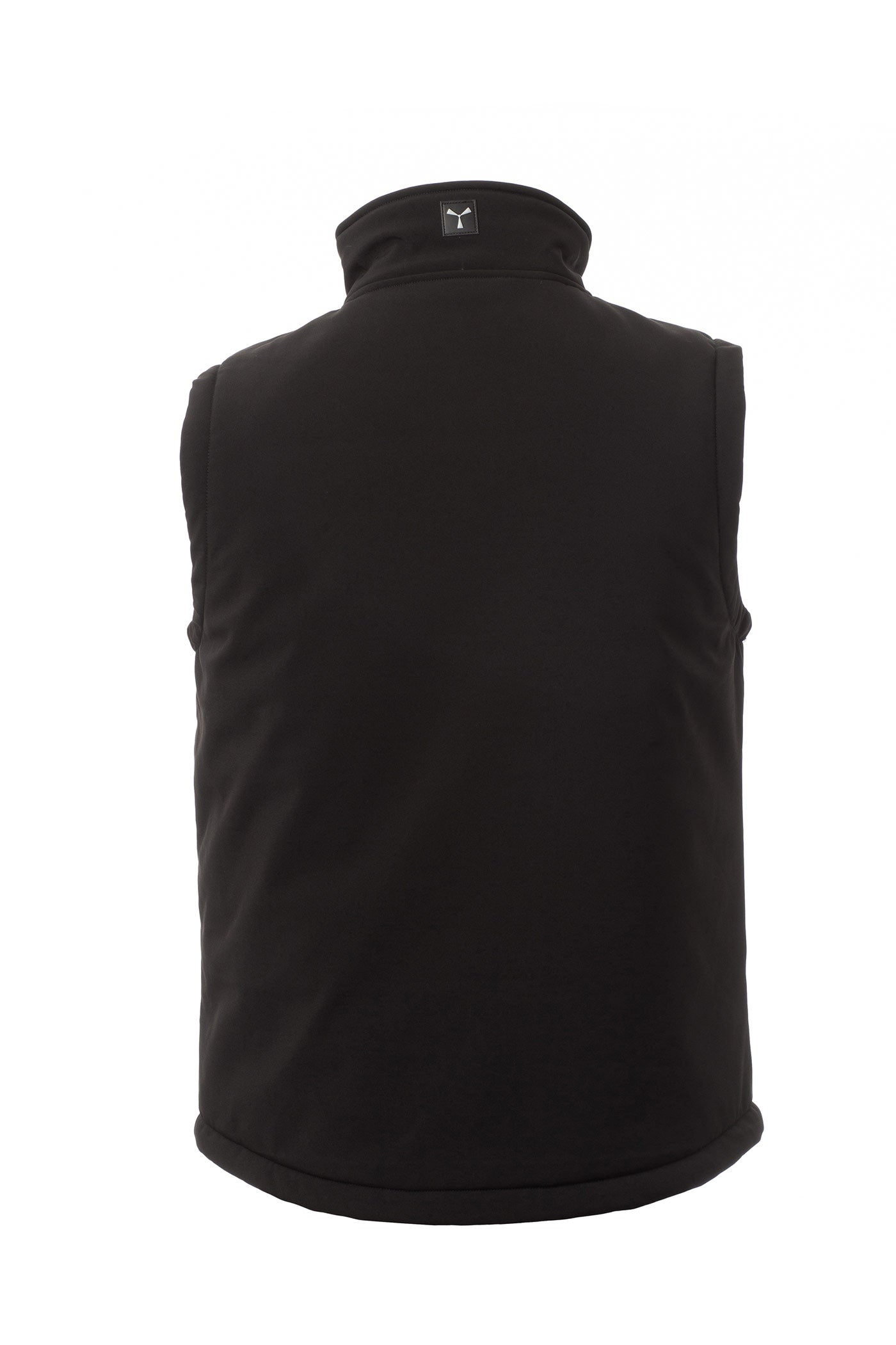 Herren Arbeitsweste aus Softshell gefüttert mit vielen Taschen in Schwarz