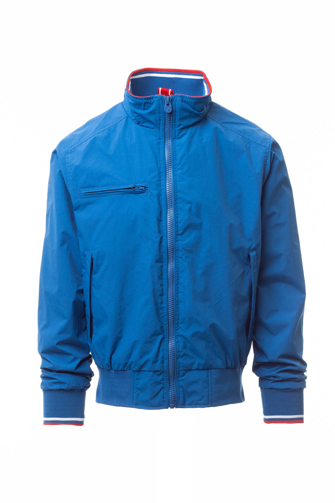 guenstiger Windbreaker in grossen Groessen in Blau