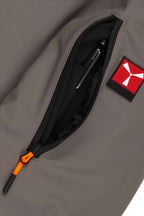 Herren Winterjacke Armtasche mit Reißverschluss in Grau