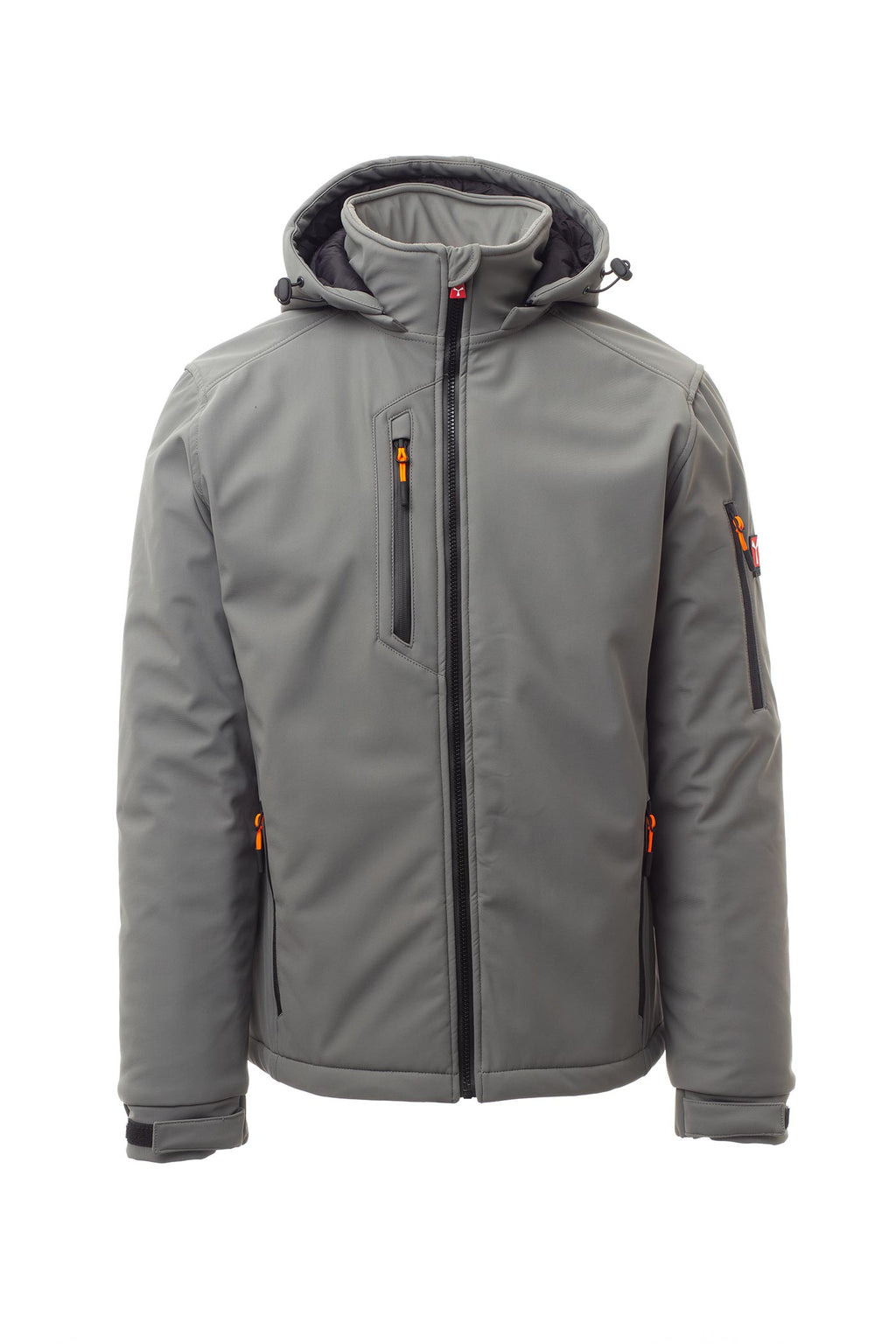 Herren Winterjacke gefüttert in Grau