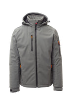 Herren Winterjacke gefüttert in Grau