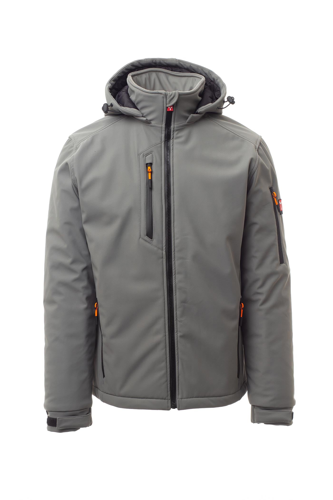 Herren Winterjacke gefüttert in Grau