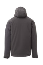 Winterjacke Herren gefüttert mit verstellbarer Taille in Anthrazit