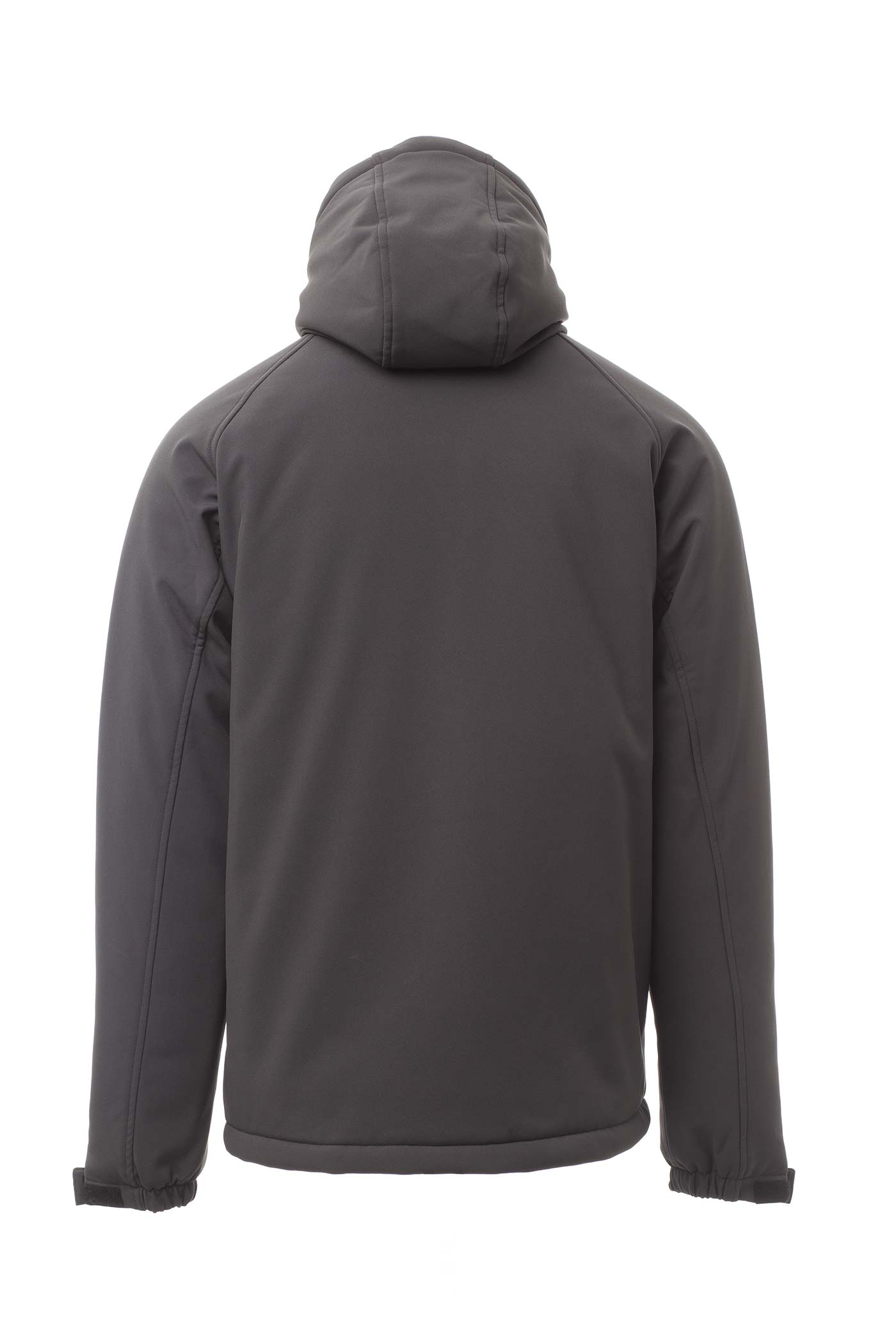 Winterjacke Herren gefüttert mit verstellbarer Taille in Anthrazit