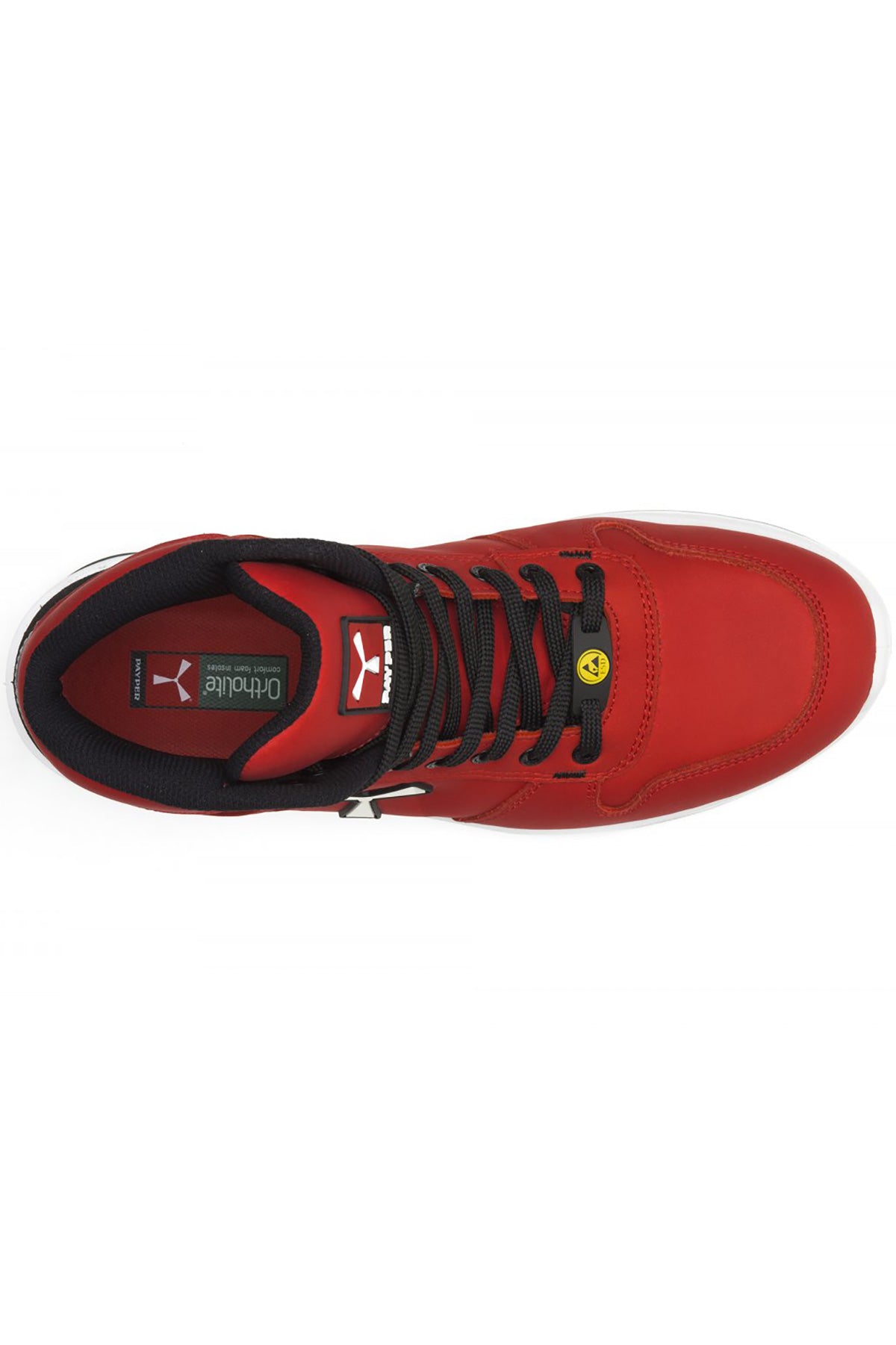 Herren Sicherheitshochschuhe Rot