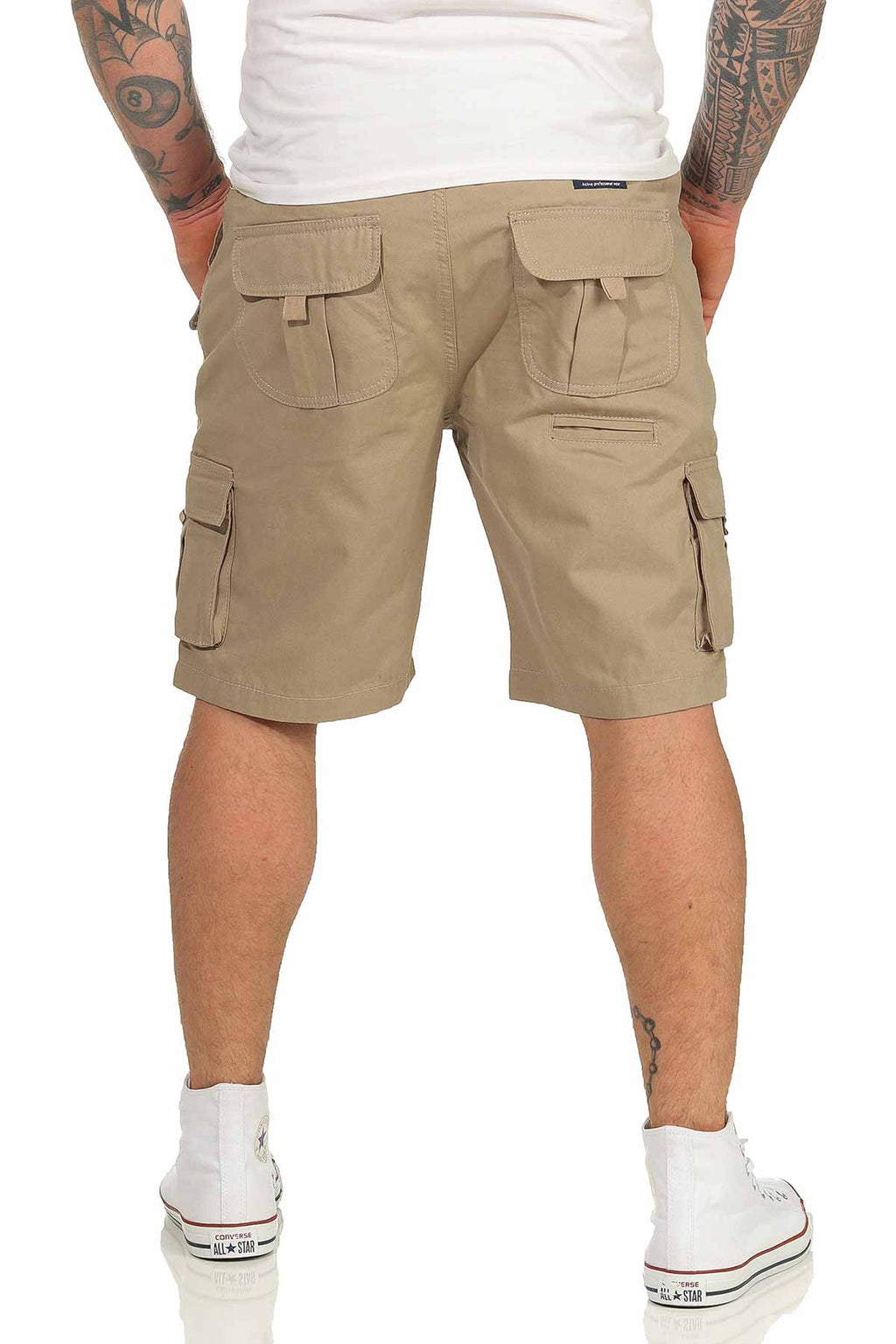 Bermuda Shorts Herren mit Gürtelschlaufen