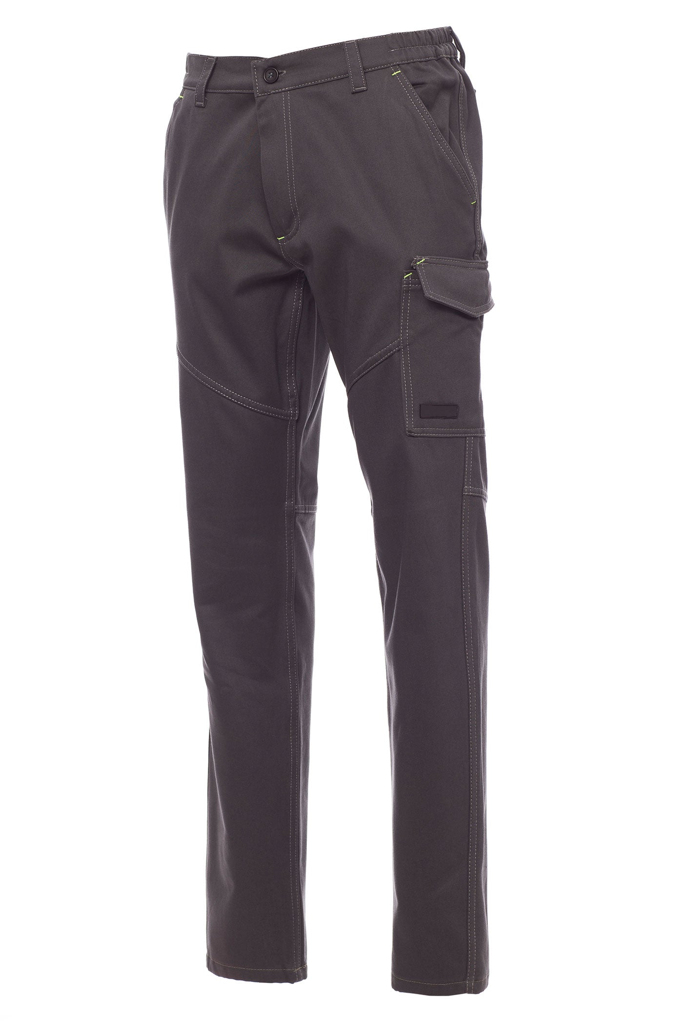 Herren robust lange Arbeitshose mit praktischen Taschen in Anthrazit