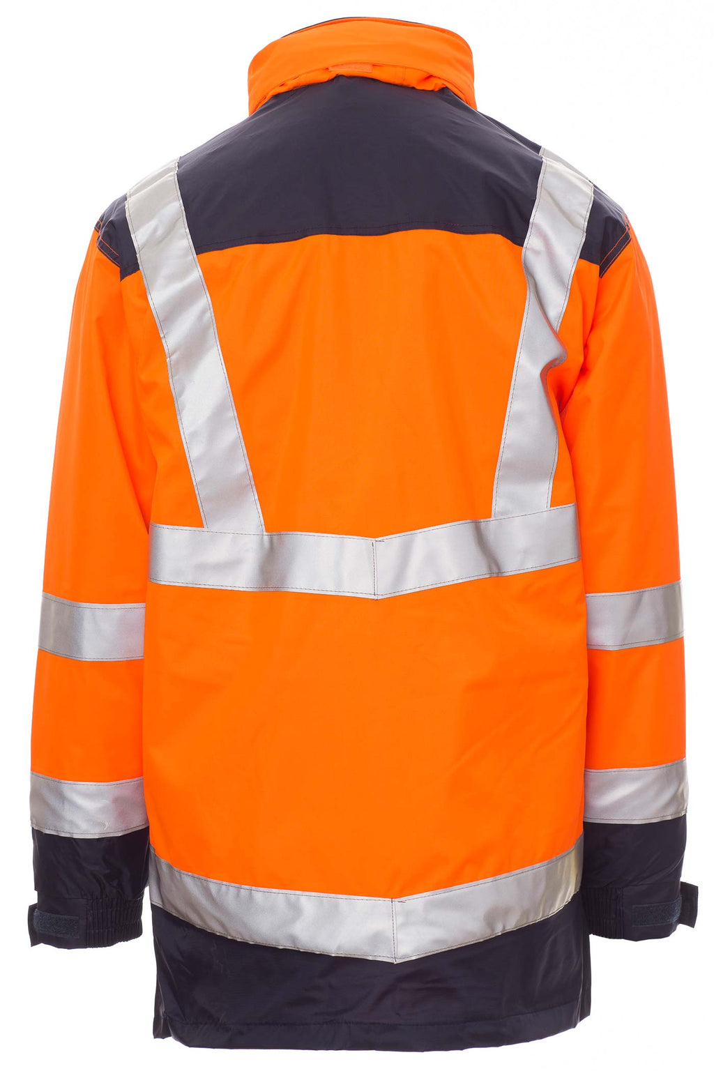 Warnschutzparka mit Reflexstreifen