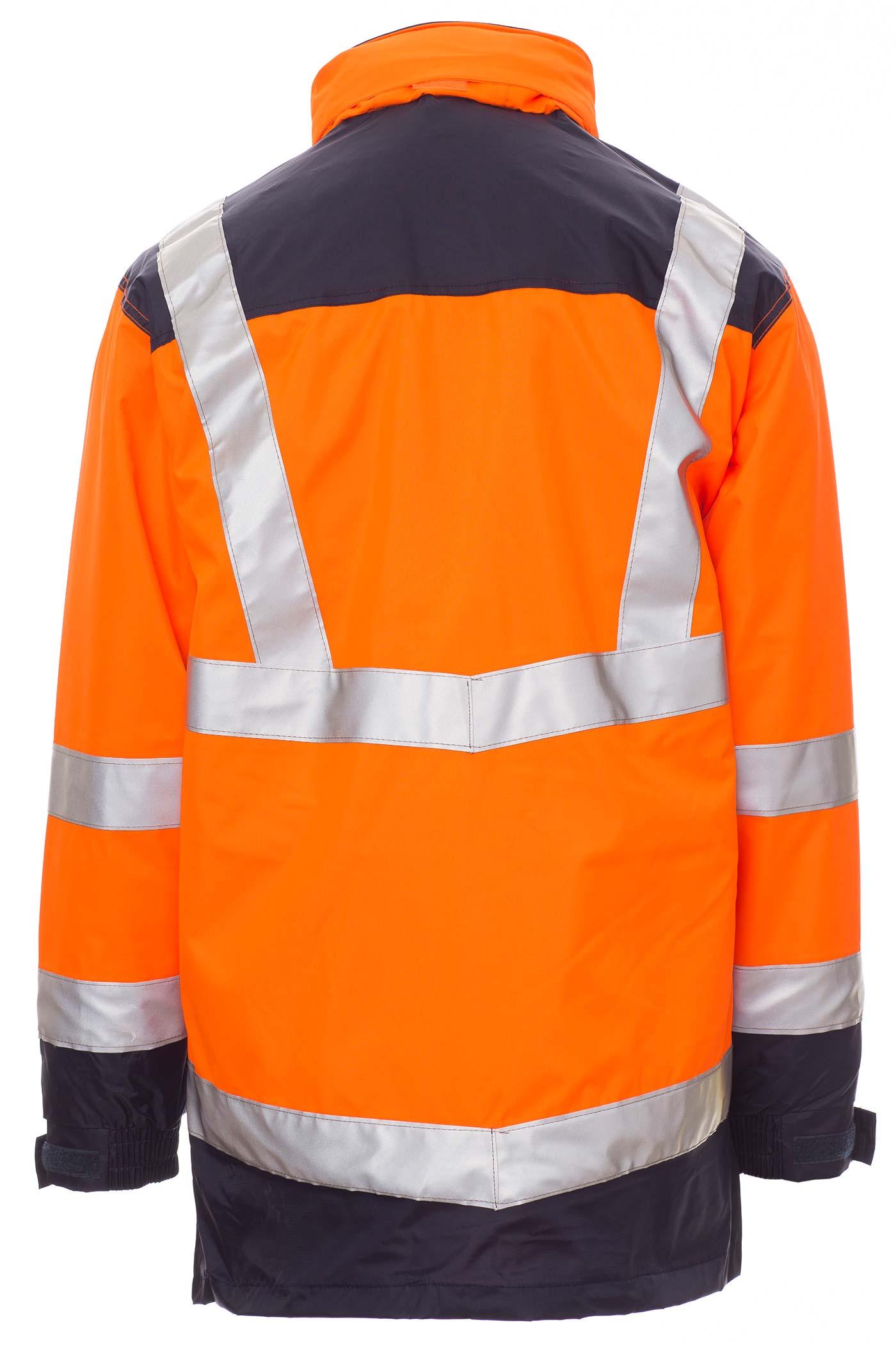 Warnschutzparka mit Reflexstreifen