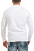 hochwertiges Poloshirt fuer Maenner Basic einfarbig in Weiss