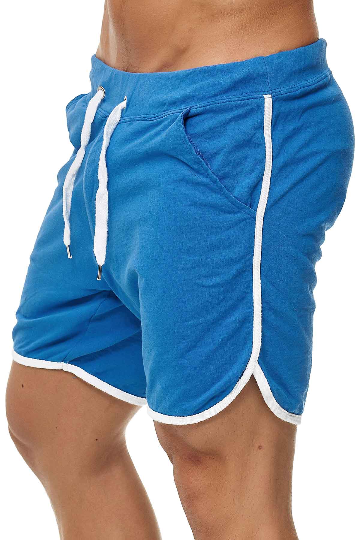Herren Sportshorts mit Taschen in Blau