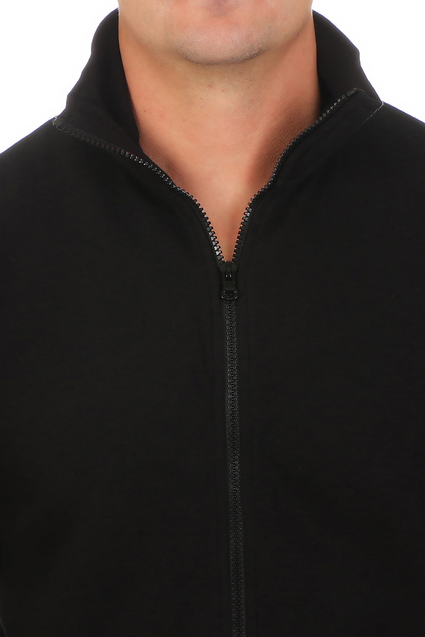 Herren günstige Jacke für die Freizeit Basic in Schwarz