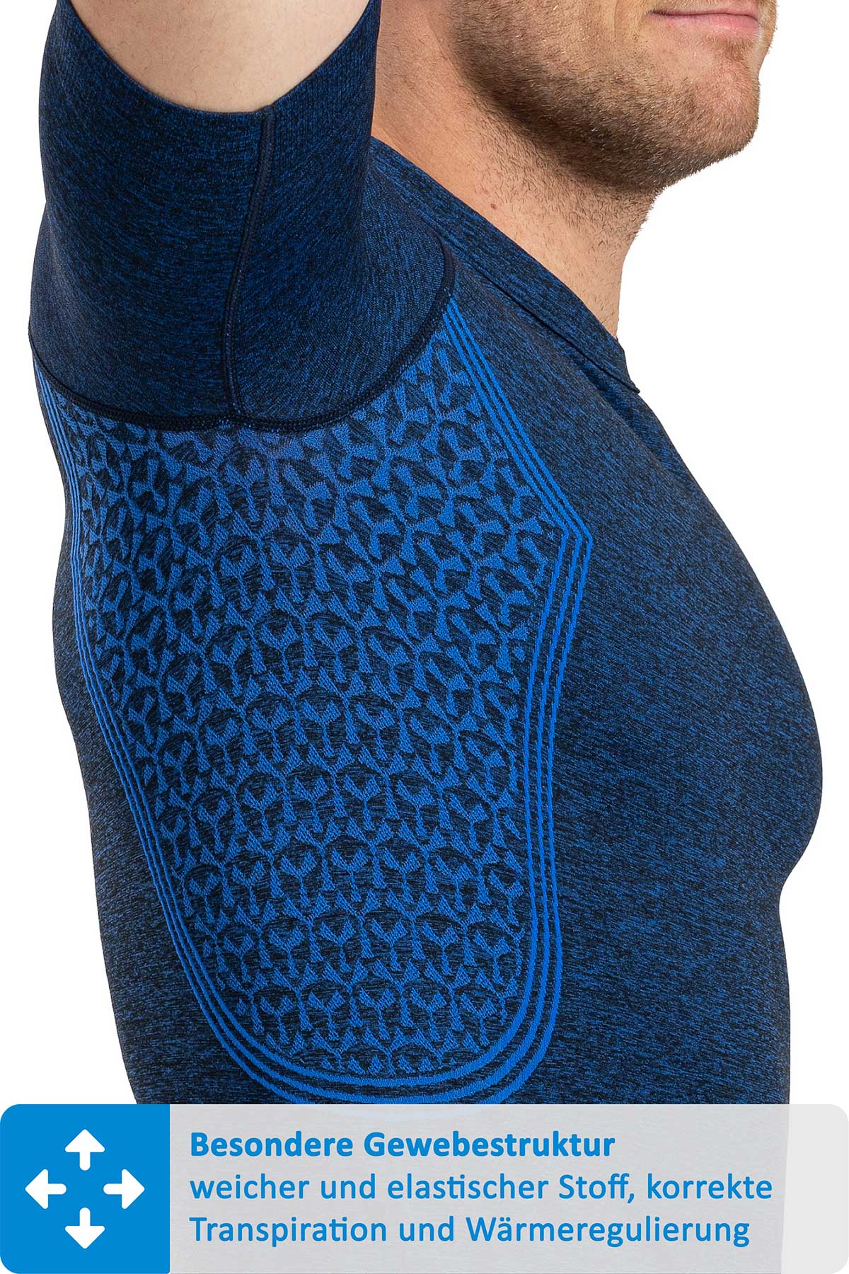Herren Baselayer Dunkelblau