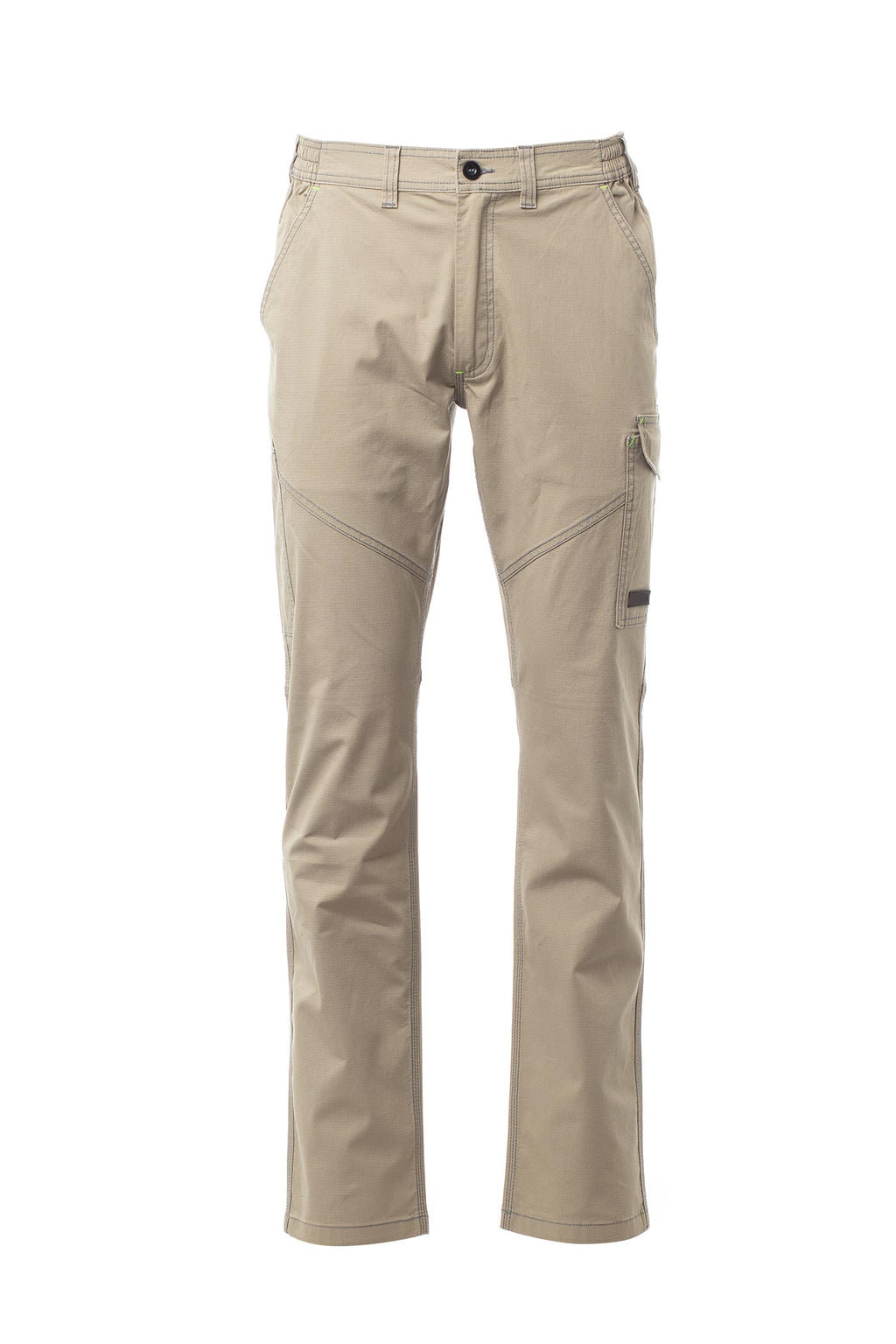 Herren Arbeitshose mit Stretch & Ripstop in Khaki