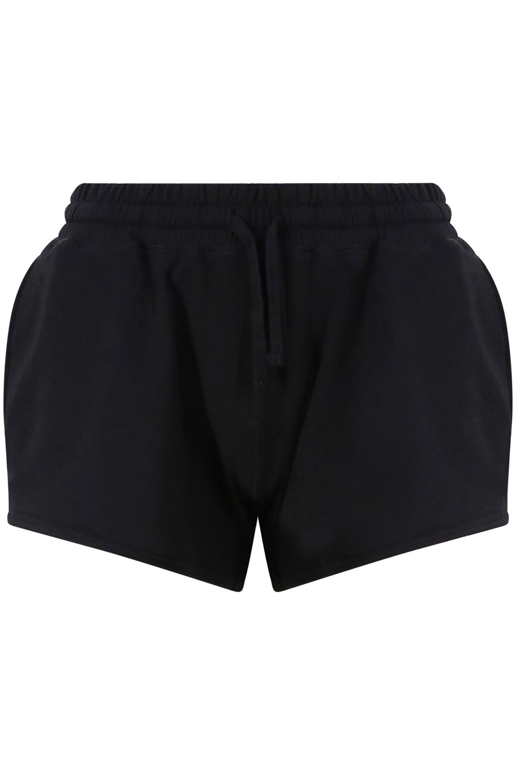 Kurze Damen Sporthose Schwarz