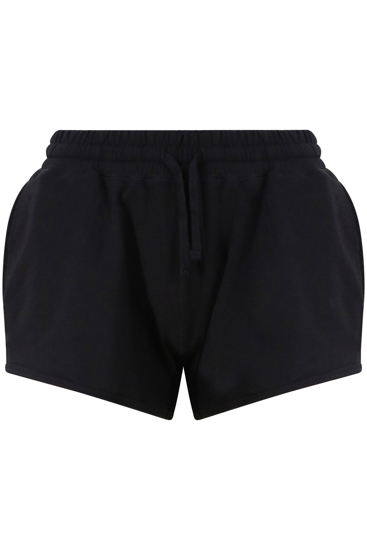 Kurze Damen Sporthose Schwarz