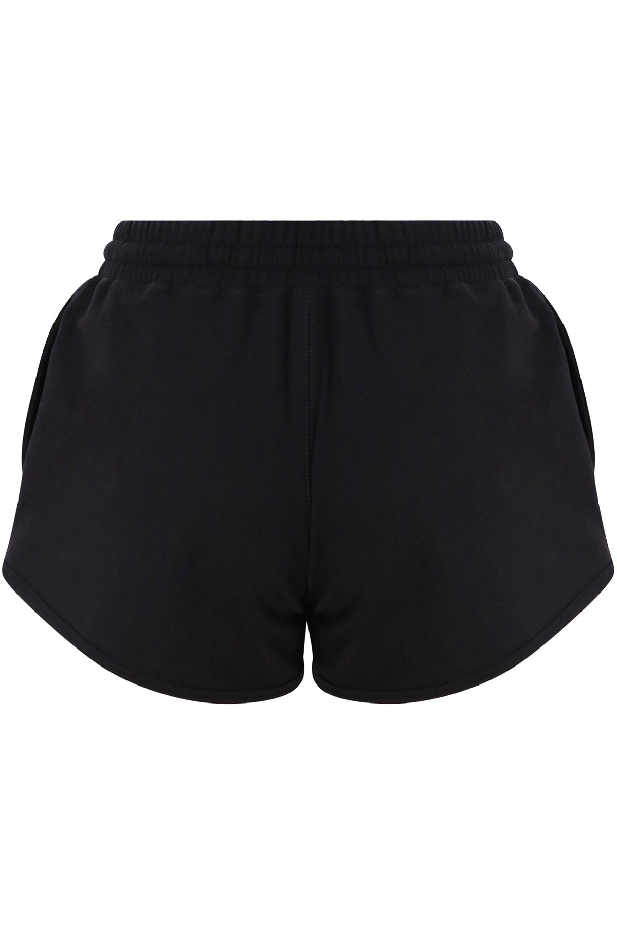 Kurze Damen Sporthose Schwarz